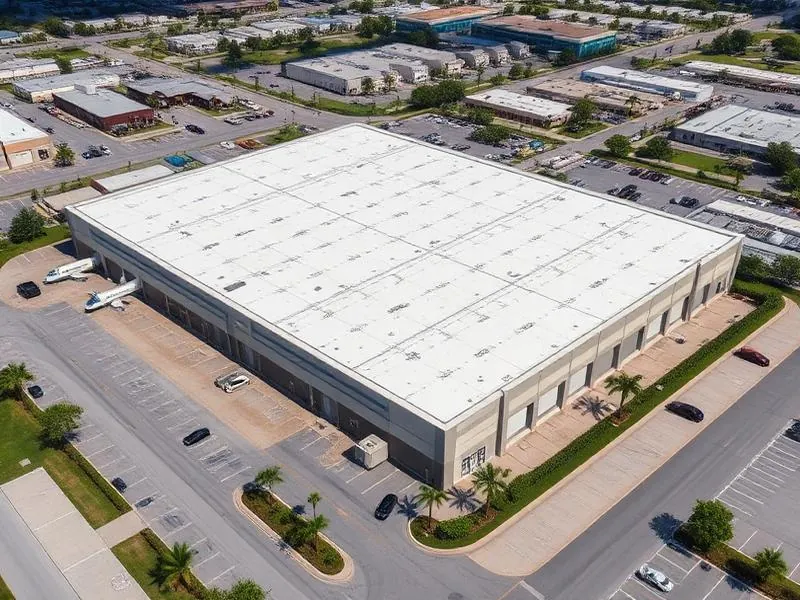 Sherwin-Williams / Uniflex restoration coating on a commercial roof