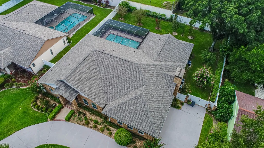 Stronghold Roofing completed a gray shingle roof on a ranch-style home in Auburndale, FL.