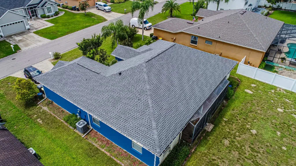 Stronghold Roofing completed a gray shingle roof on a ranch-style home in Bartow, FL.
