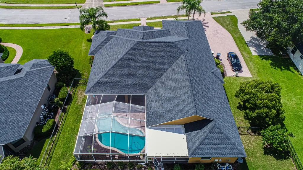 Stronghold Roofing completed a charcoal shingle roof in Brandon, FL.