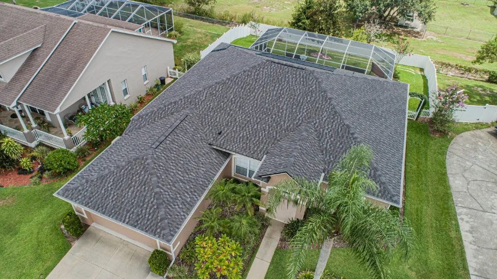 Stronghold Roofing installed a charcoal shingle roof in Winter Haven, FL.