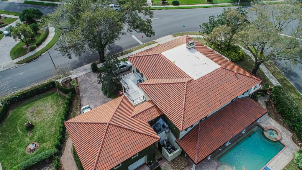 Stronghold Roofing completed a terracotta tile roof in Auburndale, FL.