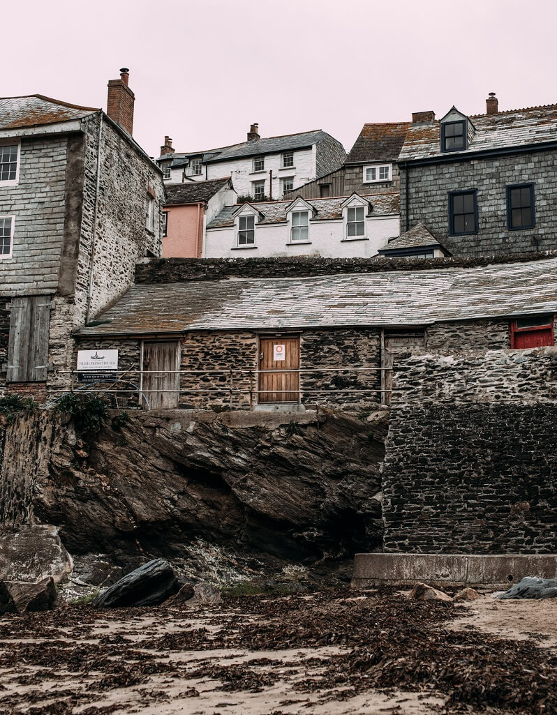 roofs damaged by storm and flood