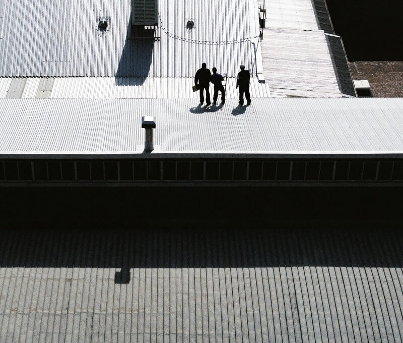 Inspecting commercial roofs