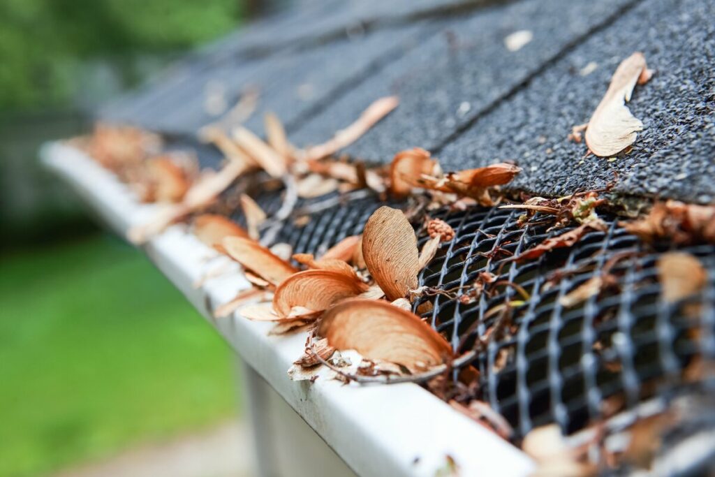 Gutter guard prevents leaves, twigs, and other debris from clogging them