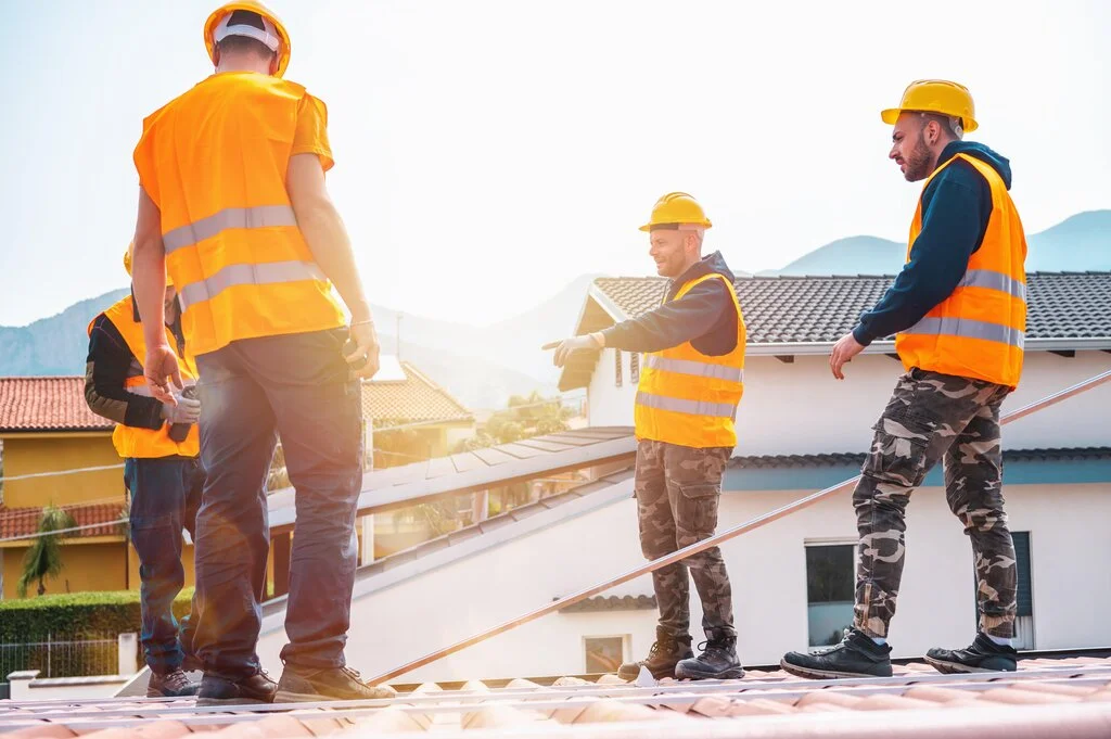 Local roofing company having a roof project in Lakeland