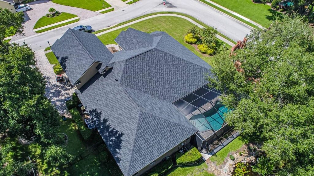 Asphalt shingle roof in Florida