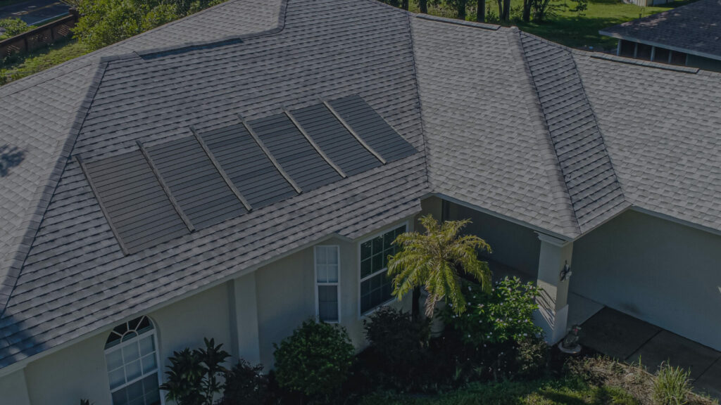 shingle solar roofing