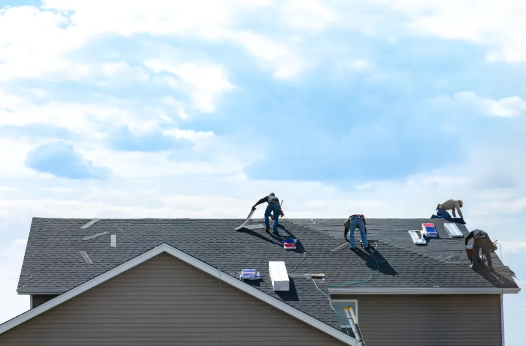 Post-roofing cleaning by roofers in Lakeland