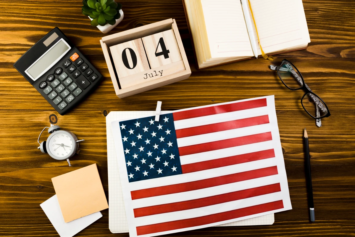 Usa independence day background 