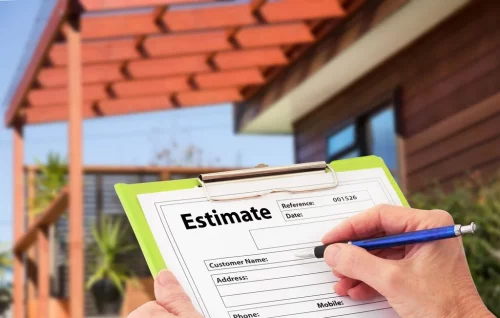 An estimate for a roof in Lakeland is given by a roofer
